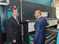 Президент Азербайджана принял участие в открытии Гарадагского завода металлических конструкций (ФОТО)