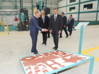 Президент Азербайджана принял участие в открытии Гарадагского завода металлических конструкций (ФОТО)