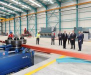 Президент Азербайджана принял участие в открытии Гарадагского завода металлических конструкций (ФОТО)