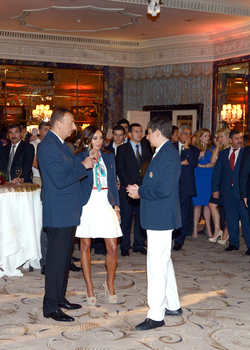 Президент Ильхам Алиев: Азербайджан надеется, что спортсмены достойно представят страну на Олимпиаде и во время соревнований поднимут ее флаг