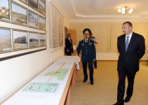 Президент Азербайджана принял участие в открытии после реконструкции гарнизона Лянкяранского погранотряда (ФОТО)