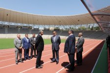 Президент Азербайджана принял участие в открытии  стадиона им. Тофика Бахрамова после капремонта (ФОТО)