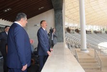 Президент Азербайджана принял участие в открытии  стадиона им. Тофика Бахрамова после капремонта (ФОТО)