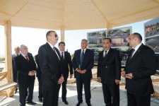 Ильхам Алиев ознакомился со строительством комплекса по стрельбе из лука и стендовой стрельбе в Габалинском районе  (ФОТО)