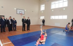 Президент Ильхам Алиев принял участие в открытии в Шеки нового поселка для 423 семей вынужденных переселенцев (ФОТО)