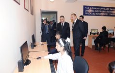 Президент Ильхам Алиев принял участие в открытии в Шеки нового поселка для 423 семей вынужденных переселенцев (ФОТО)