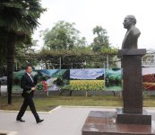 Президент Азербайджана принял участие в церемонии закладки фундамента нового здания Бехметлинской сельской средней школы (ФОТО)