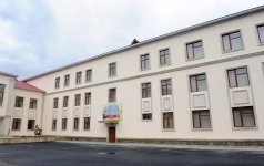 Президент Ильхам Алиев принял участие в открытии средних школ в Загатальском районе (ФОТО)