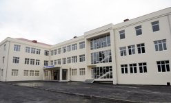 Президент Ильхам Алиев принял участие в открытии средних школ в Загатальском районе (ФОТО)