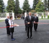Президент Ильхам Алиев принял участие в открытии средних школ в Загатальском районе (ФОТО)