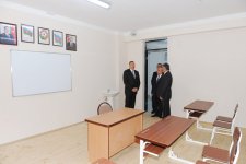 Президент Ильхам Алиев принял участие в открытии средних школ в Загатальском районе (ФОТО)