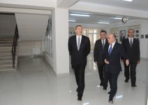 Президент Ильхам Алиев принял участие в открытии средних школ в Загатальском районе (ФОТО)