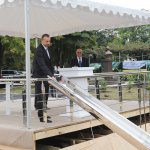 Президент Азербайджана принял участие в церемонии закладки фундамента нового здания Бехметлинской сельской средней школы (ФОТО)