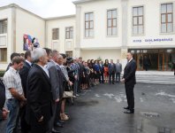 Президент Ильхам Алиев принял участие в открытии средних школ в Загатальском районе (ФОТО)