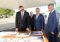 Президент Азербайджана ознакомился с ходом строительства отельного комплекса "Карван-сарай" в Габале (ФОТО)