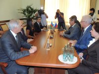 Вице-президент Фонда Гейдара Алиева Лейла Алиева встретилась с губернатором Астраханской области (ФОТО)