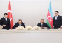 Азербайджан и Турция подписали восемь межправительственных документов (ФОТО)