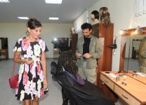 Первая леди Азербайджана приняла участие в открытии профтехучилища в Баку (ФОТО)