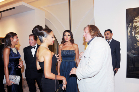 Первая леди Азербайджана приняла участие в церемонии открытия первой выставки  «Christie’s» в Баку (ФОТО)