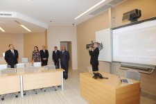 Президент Азербайджана и его супруга приняли участие в открытии нового учебного комплекса Дипакадемии (ФОТО)