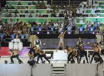 Президент Ильхам Алиев его супруга приняли участие на церемонии открытия ЧМ по футболу среди женщин до 17 лет (ФОТО)