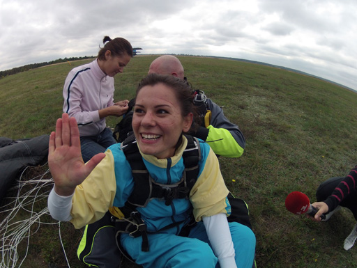 Кямал Мамедов покорил небо Украины с азербайджанским флагом (видео-фото)