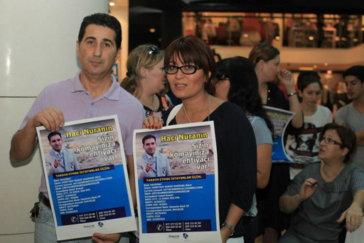 В Баку состоялась благотворительная акция в поддержку телеведущего Нурана Гусейнова (фото)