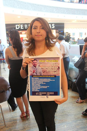 В Баку состоялась благотворительная акция в поддержку телеведущего Нурана Гусейнова (фото)