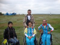 Кямал Мамедов покорил небо Украины с азербайджанским флагом (видео-фото)