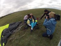 Кямал Мамедов покорил небо Украины с азербайджанским флагом (видео-фото)