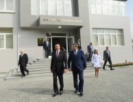 Президент Азербайджана принял участие в открытии отремонтированной поликлиники в Баку (ФОТО)