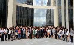 Президент Азербайджана и его супруга приняли участие в открытии нового учебного комплекса Бакинского филиала МГУ им. М.В.Ломоносова (ФОТО)