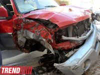 В Баку произошло тяжелое ДТП с участием пешехода (ФОТО)