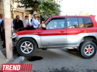 В Баку произошло тяжелое ДТП с участием пешехода (ФОТО)