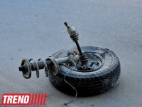 В Баку произошло тяжелое ДТП с участием пешехода (ФОТО)