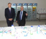 Президент Ильхам Алиев принял участие в открытии молокозавода в Тертере (ФОТО)