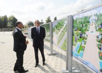 Президент Ильхам Алиев ознакомился с капитально реконструированным центральным парком отдыха в Барде (ФОТО)