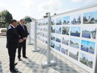 Президент Ильхам Алиев ознакомился с капитально реконструированным центральным парком отдыха в Барде (ФОТО)