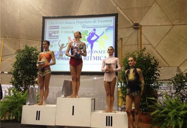 Азербайджанские гимнастки заняли первые места на международном турнире (ФОТО)