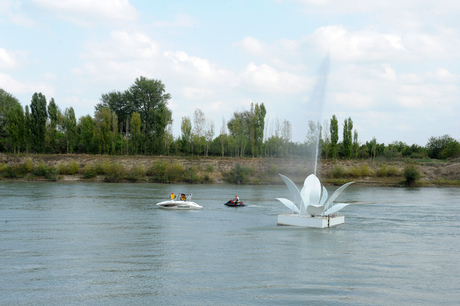 Президент Азербайджана открыл в Евлахе центр отдыха «Бульвар» на берегу Куры (ФОТО)