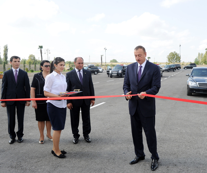 Президент Ильхам Алиев открыл Парк Героев в Барде (ФОТО)
