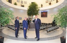 Президент Ильхам Алиев принял участие в открытии Евлахского городского автовокзального комплекса (ФОТО)