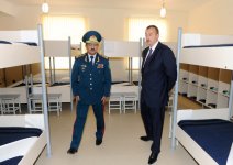 Ильхам Алиев принял участие в открытии в Евлахе новой военной части Государственной пограничной службы (ФОТО)