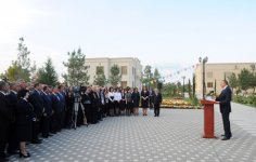 Президент Азербайджана ознакомился с ходом работ по строительству водопровода Кюллюлю-Зардаб (ФОТО)