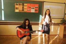 Учащиеся бакинской гимназии подготовили презентацию, посвященную Бородинскому сражению (фото)