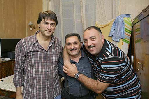 Специалисты "Мосфильма" снимают картину с участием Сархана Сархана и Бахрама Багирзаде (фото)