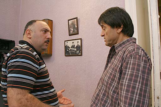 Специалисты "Мосфильма" снимают картину с участием Сархана Сархана и Бахрама Багирзаде (фото)