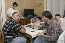 Специалисты "Мосфильма" снимают картину с участием Сархана Сархана и Бахрама Багирзаде (фото)