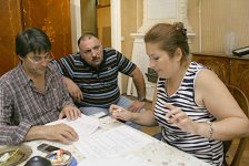 Специалисты "Мосфильма" снимают картину с участием Сархана Сархана и Бахрама Багирзаде (фото)