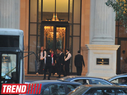 Шакира отправилась на репетицию в Baku Crystal Hall (ФОТО)